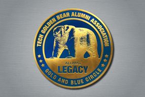 Gold and Blue Legacy Circle Seal